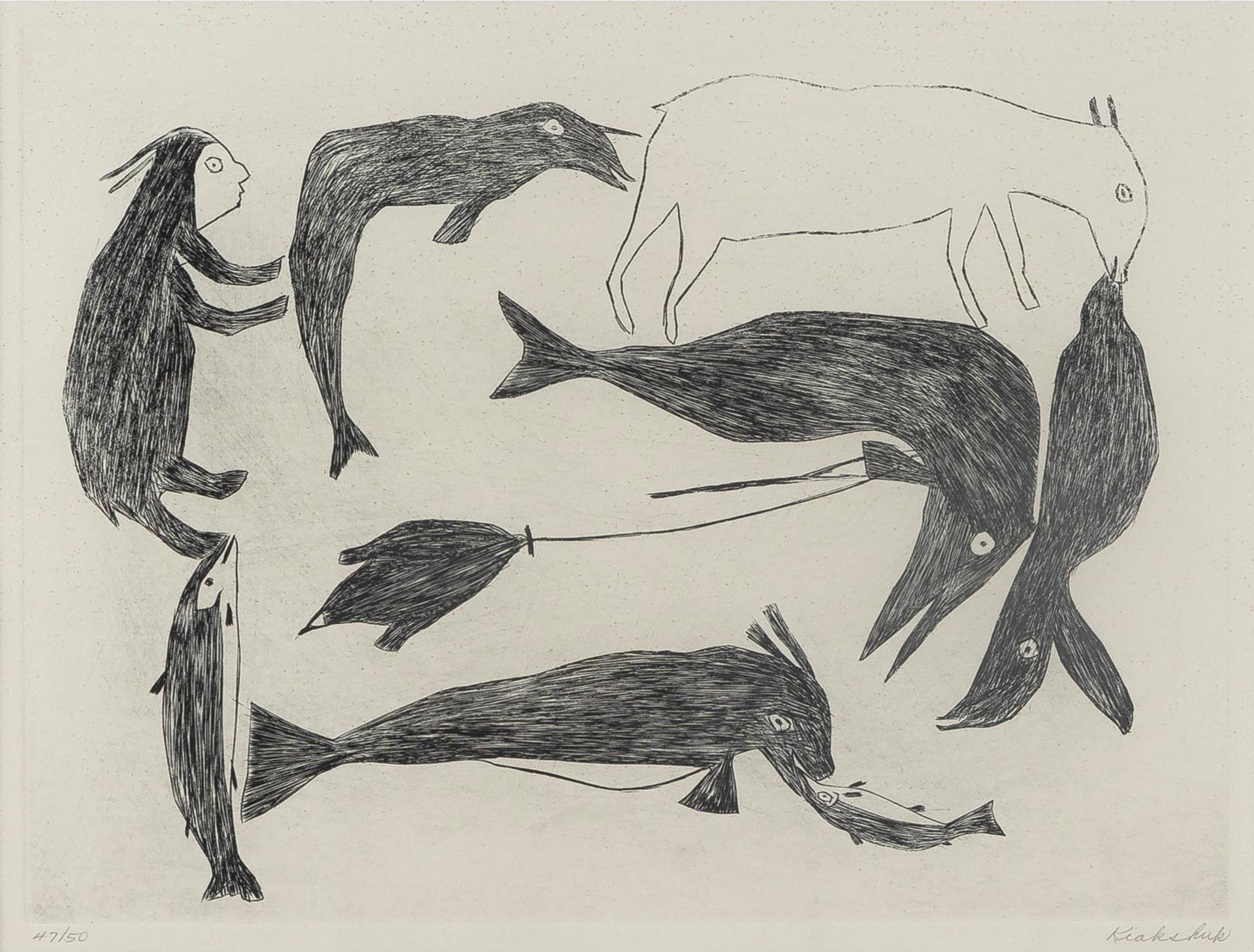 Kiakshuk (1886-1966) - Untitled