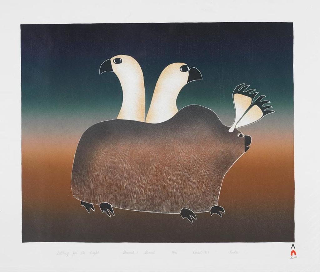 Pudlo Pudlat (1916-1992) - Settling For The Night