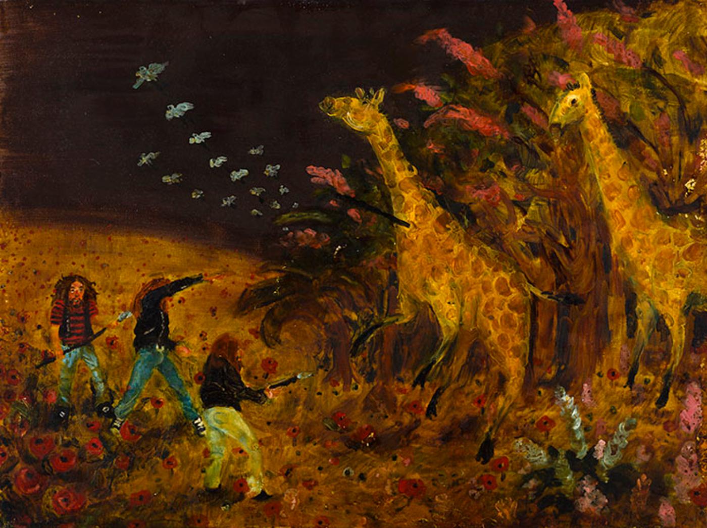 André Ethier - Untitled (Giraffes)