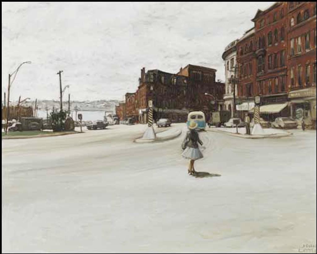 John Geoffrey Caruthers Little (1928-2024) - St. John - Dock Street and Market, Back in the Mid-1950s