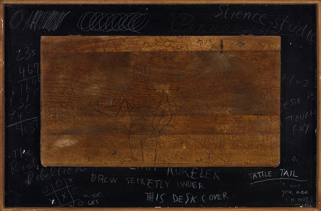 William Kurelek (1927-1977) - My Desk Top at School