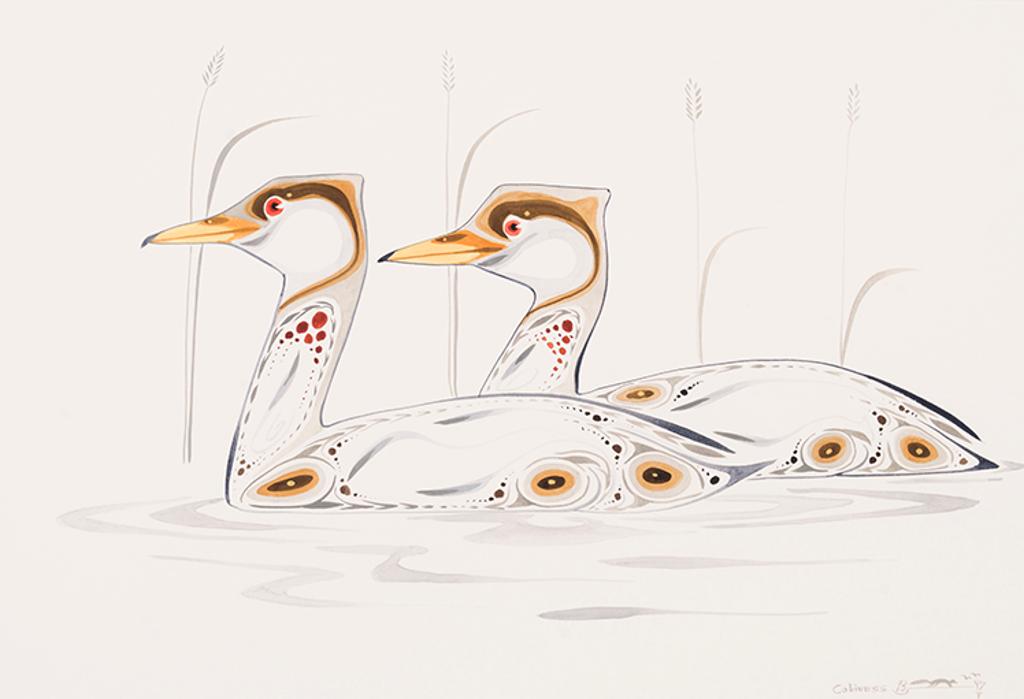 Eddy Cobiness (1933-1996) - Pair of Mergansers
