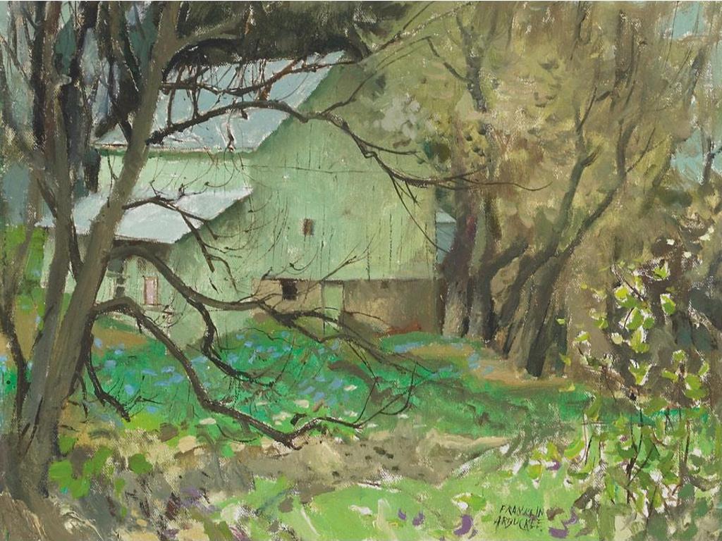 George Franklin Arbuckle (1909-2001) - Green Barn, Hawkesville, Ont., 1979