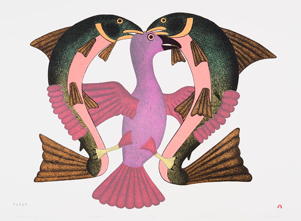 Kenojuak Ashevak (1927-2013) - Carried Away