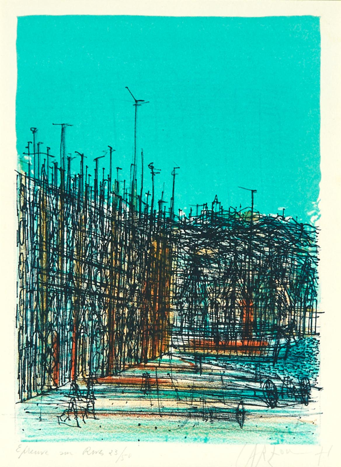 Jean Carzou (1907-2000) - Le Palais, 1971