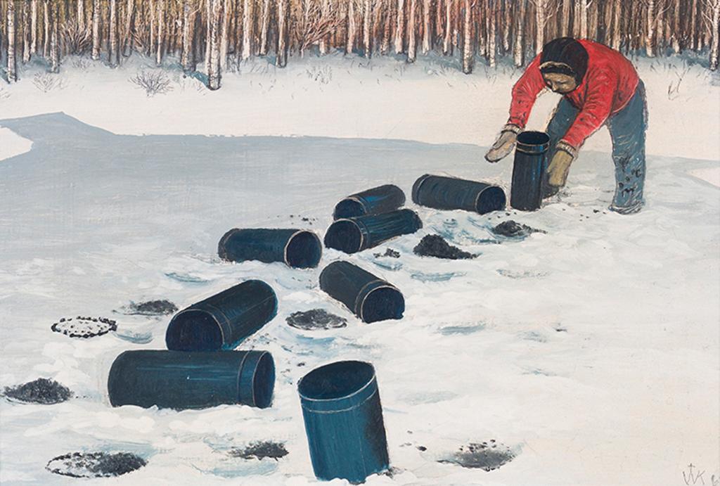 William Kurelek (1927-1977) - Sooty Stovepipes