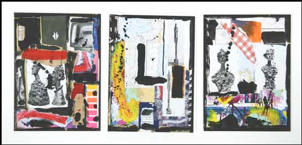 Harold Klunder (1943) - Three Studies after Giacometti No. 1, No. 2, No. 4