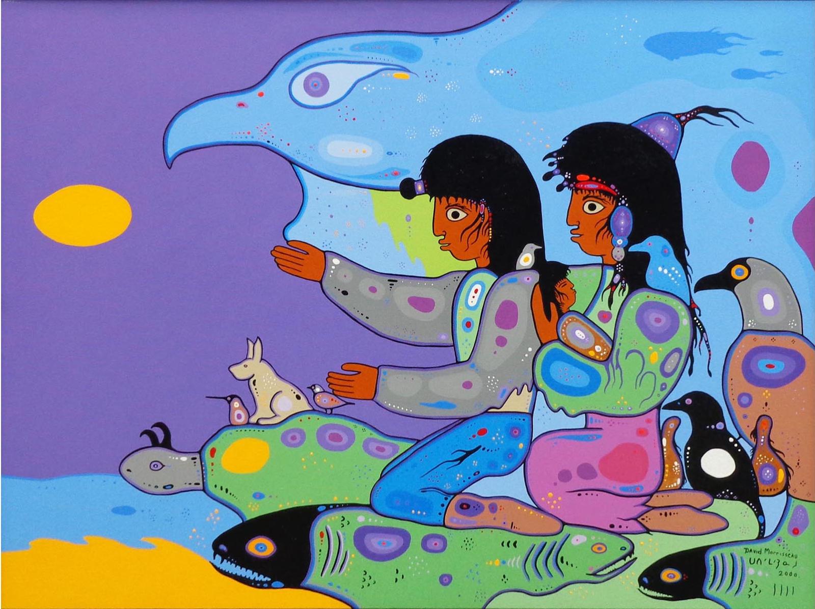 David Alfred Morrisseau (1961) - Journey Home of Soul