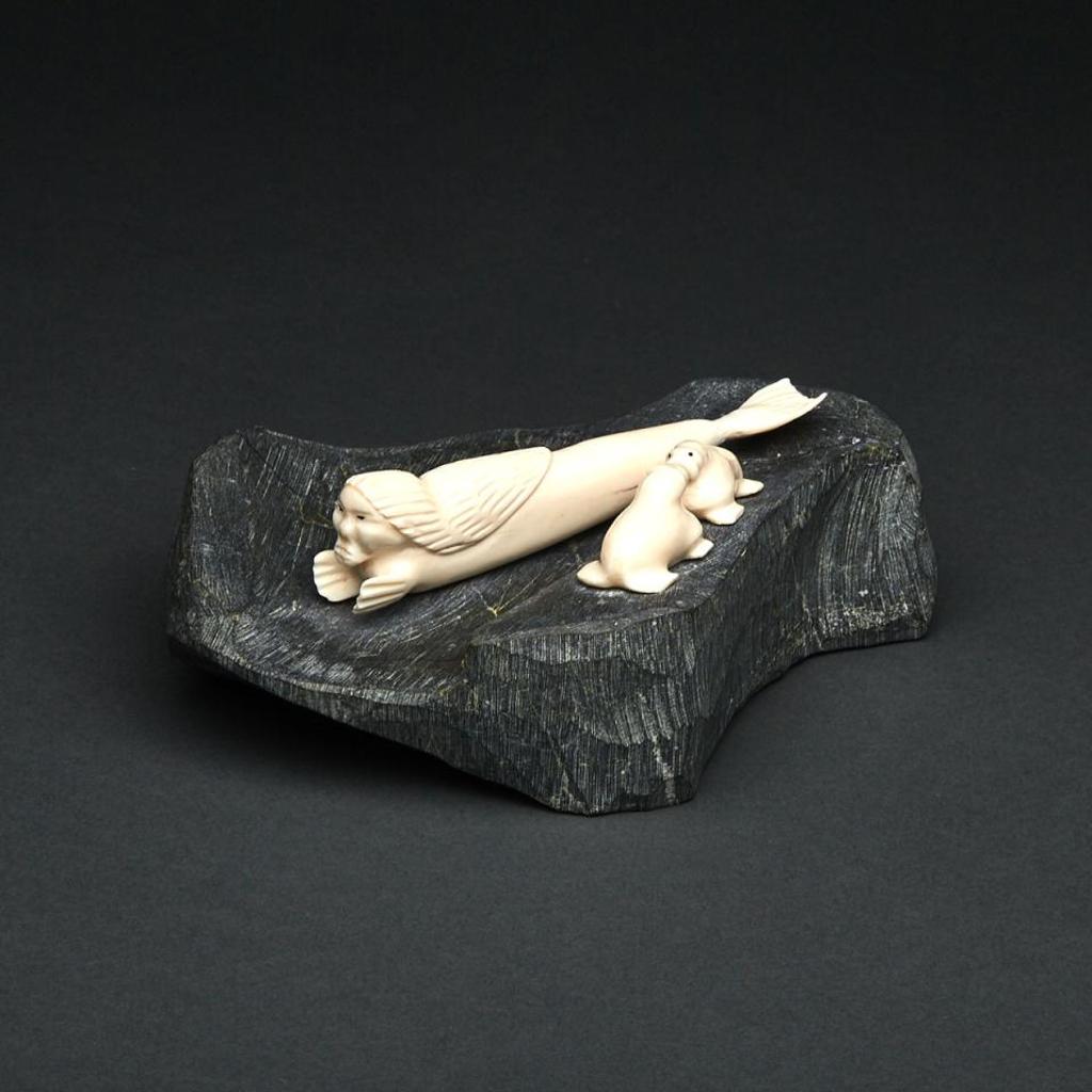 Gideon Qauqjuaq (1941) - Sedna With Seal Pups