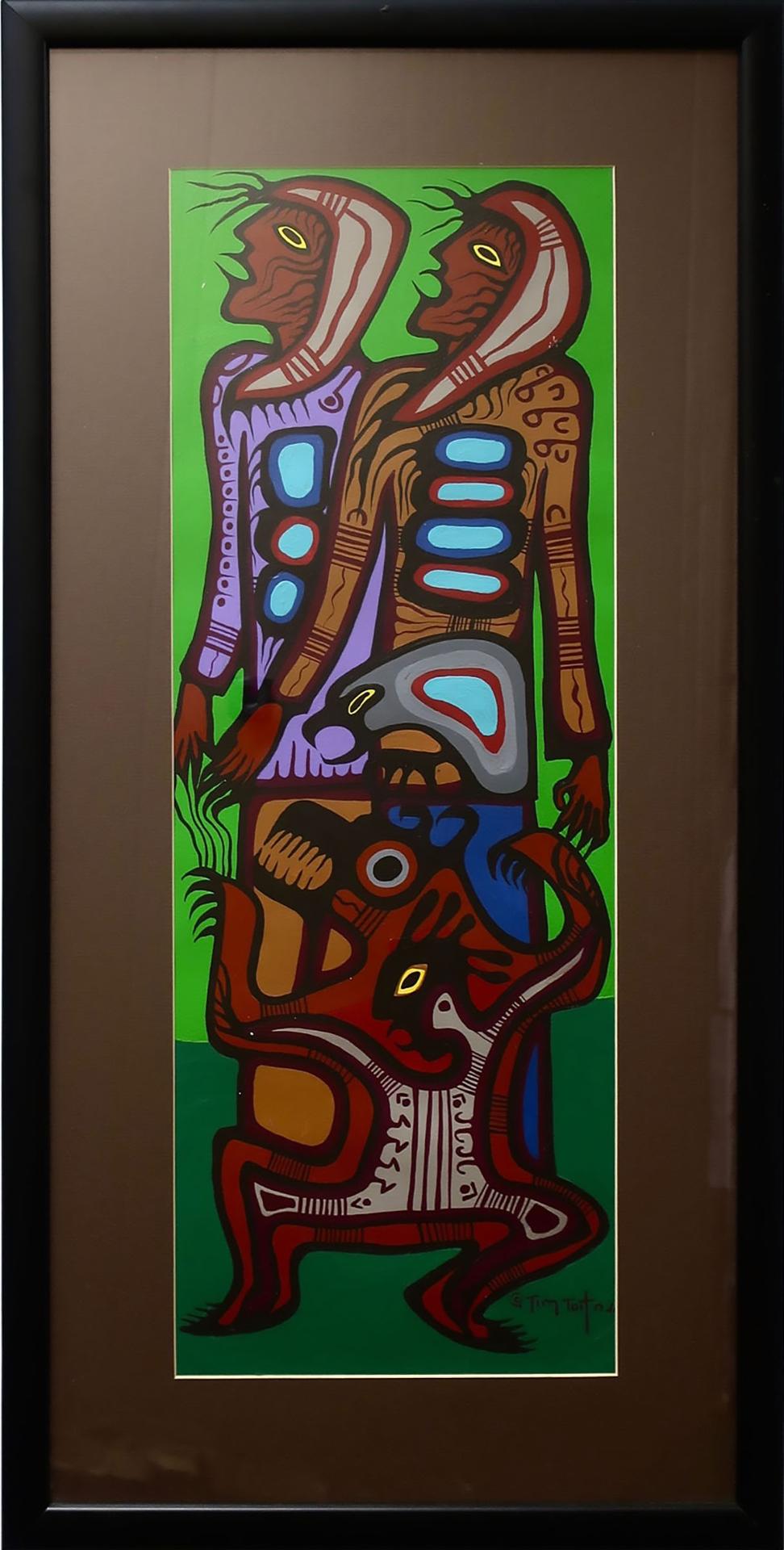 Tim Tait (1970) - Untitled (Figures, Bear, Eagle)