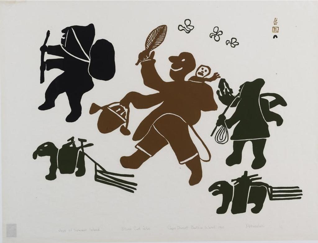 Pitseolak Ashoona (1904-1983) - Joys Of Summerland