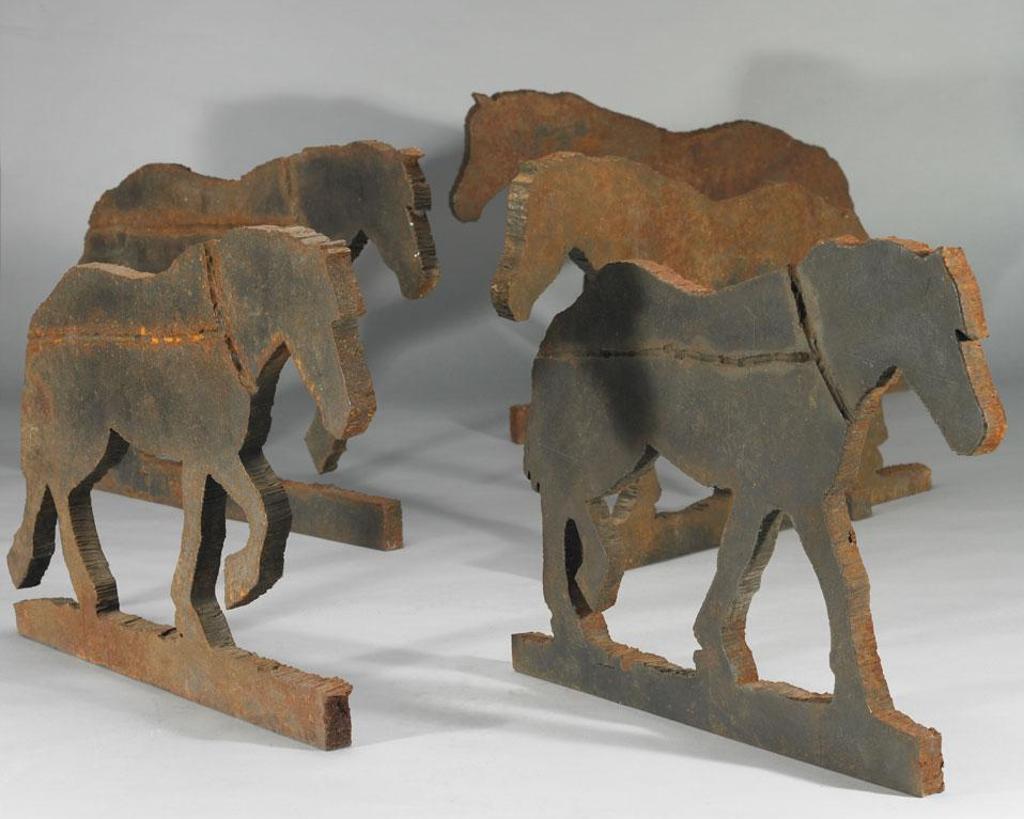 John McEwen (1945) - Five Horses