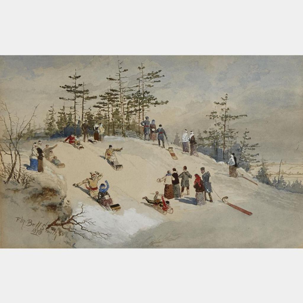 Frederic Martlett Bell-Smith (1846-1923) - Tobogganing