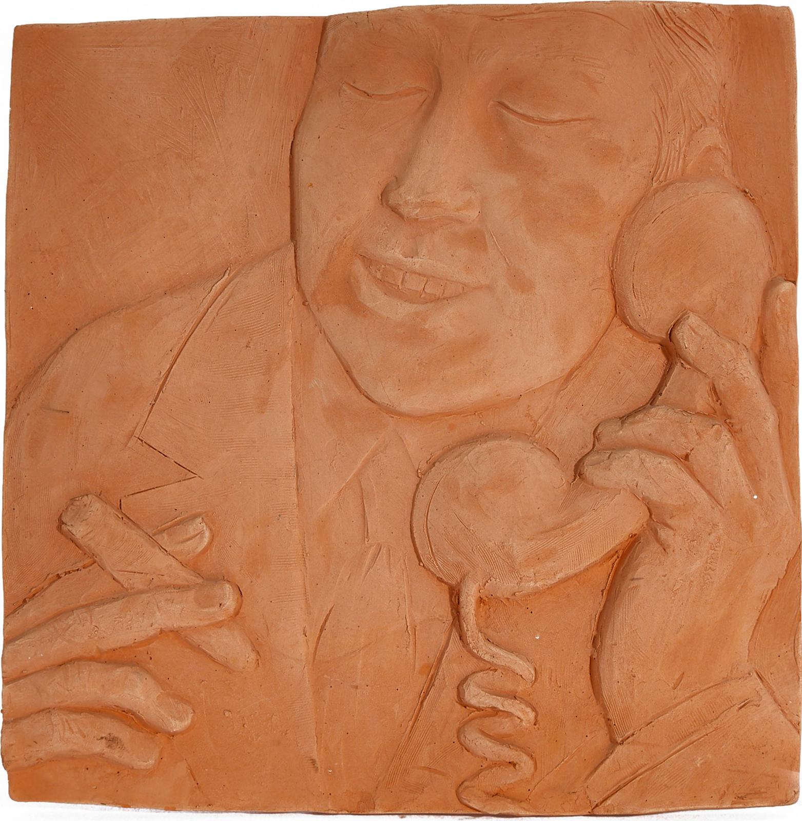 William Hodd (Bill) McElcheran (1927-1999) - Untitled (Business Man On Telephone)