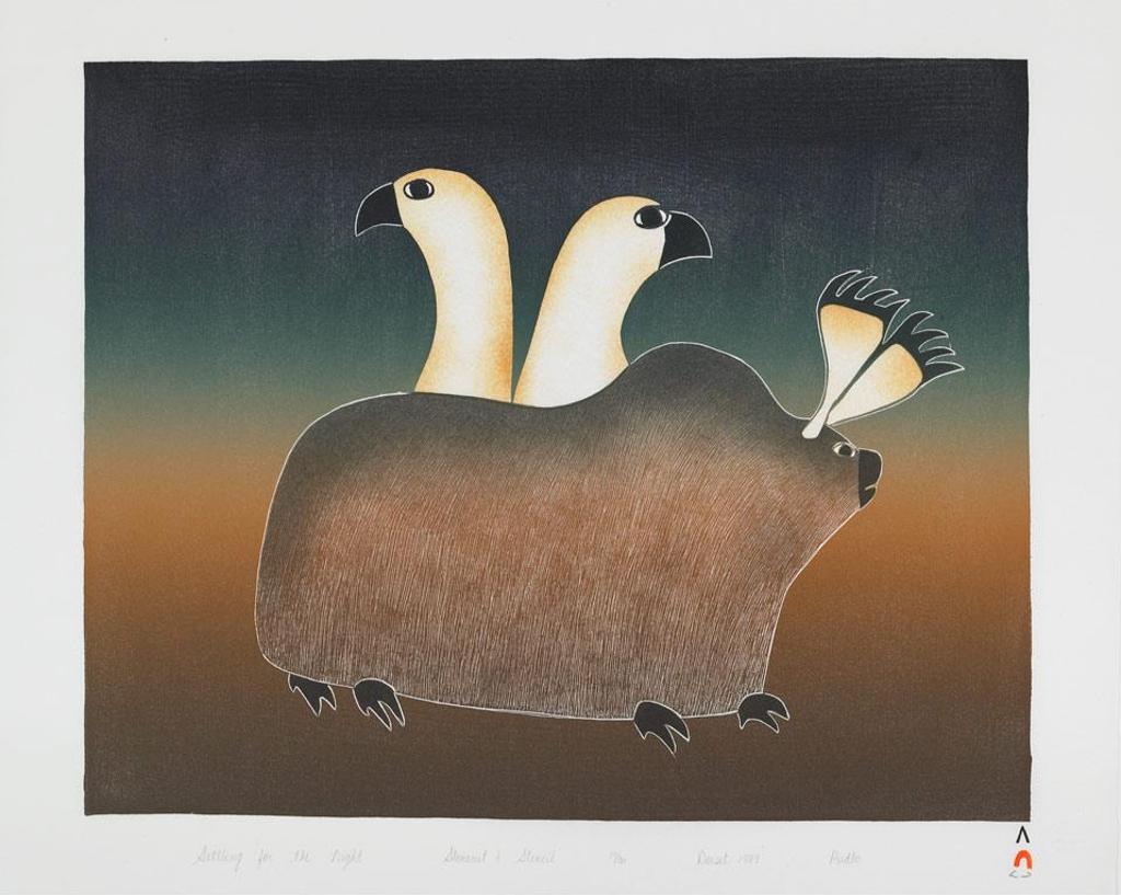Pudlo Pudlat (1916-1992) - Settling For The Night