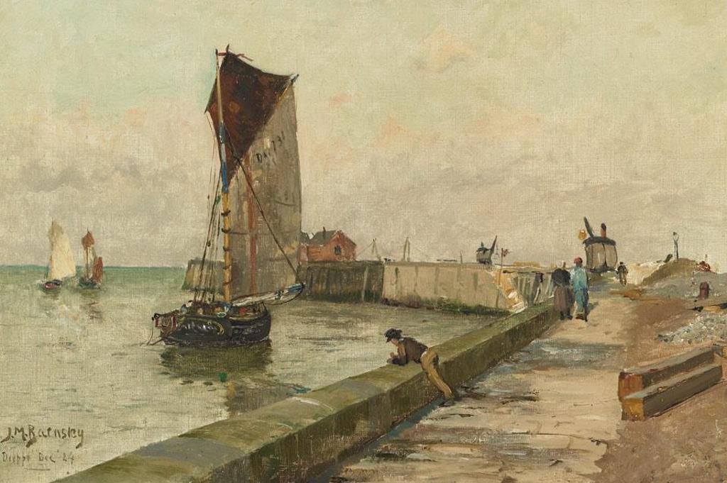 James MacDonald Barnsley (1861-1929) - Study For La Jetee Du Pollet - Dieppe