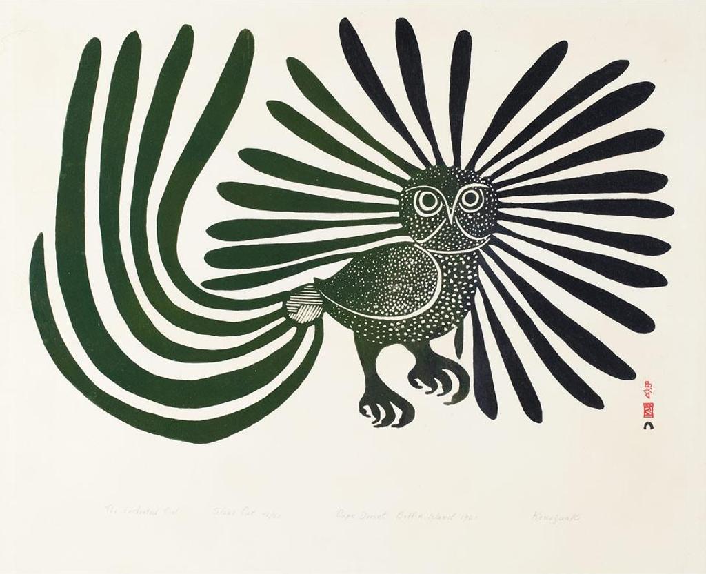 Kenojuak Ashevak (1927-2013) - The Enchanted Owl