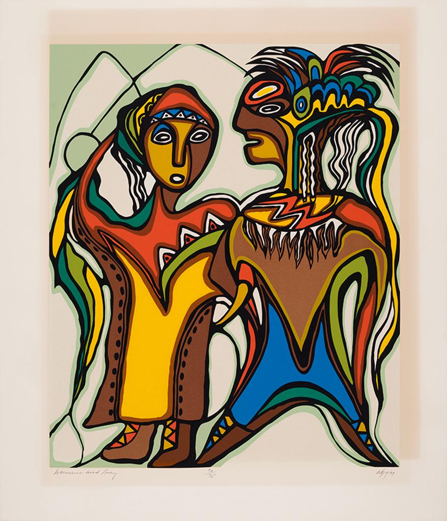 Daphne Odjig (1919-2016) - Dominic and Lucy