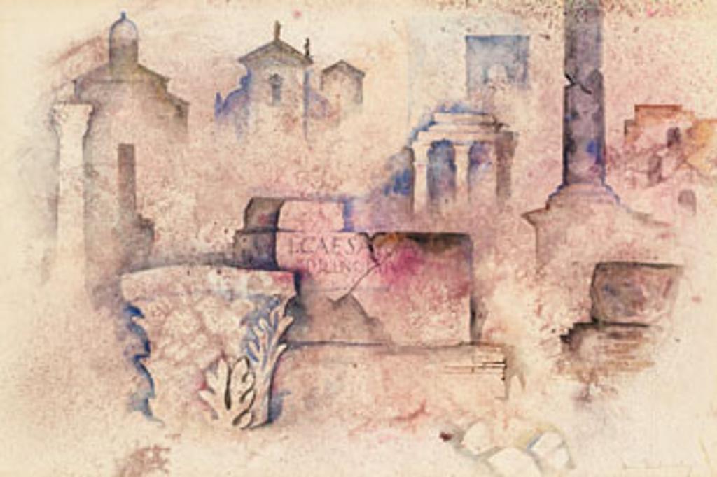 Doris Jean McCarthy (1910-2010) - Study of Ruins