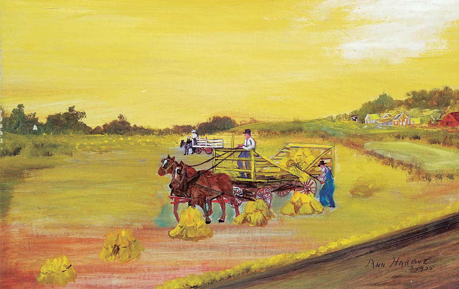 Ann Alexandra Harbuz (1908-1989) - Untitled - Farm Scene