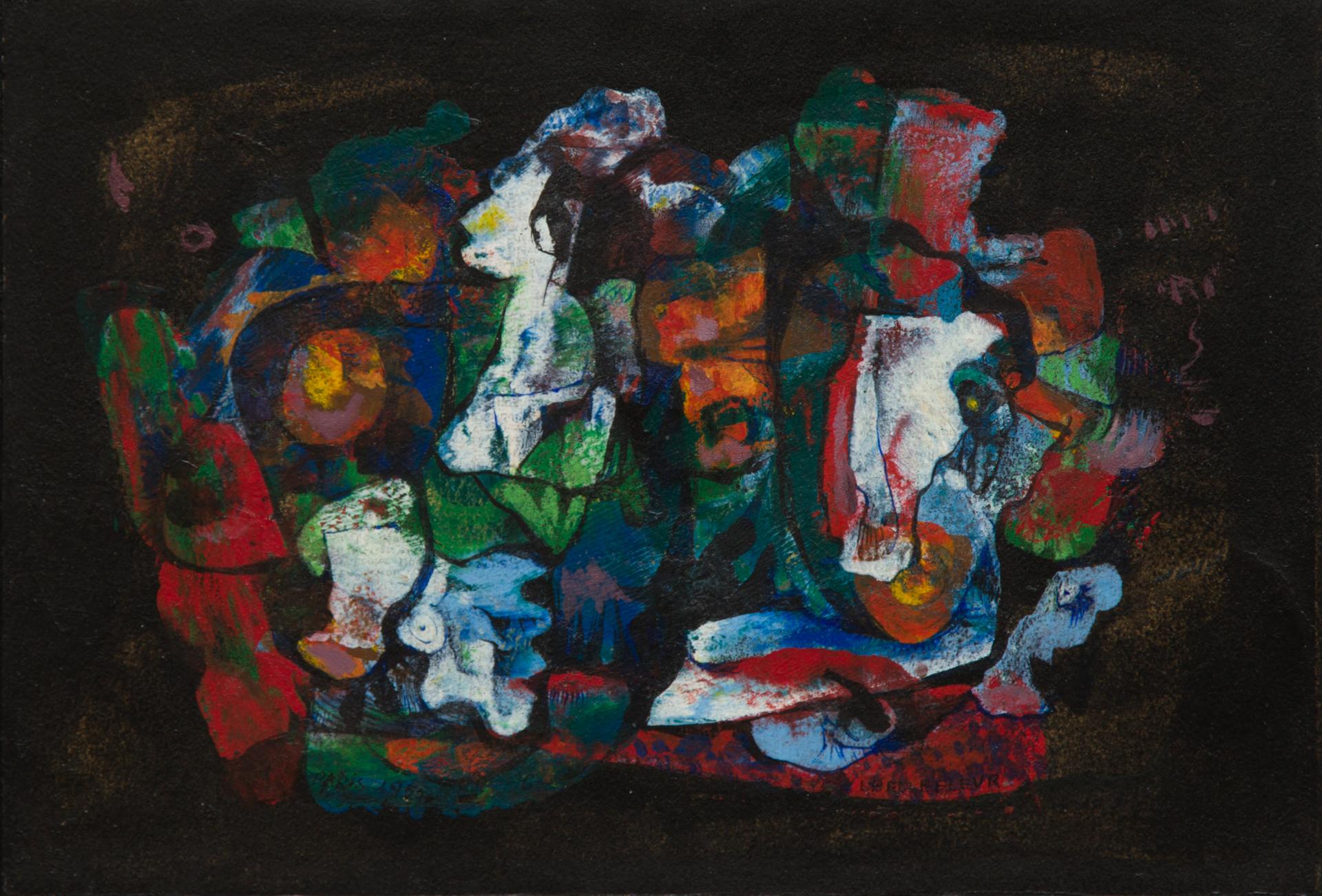 Léon Bellefleur (1910-2007) - Sans titre nº 1, Paris