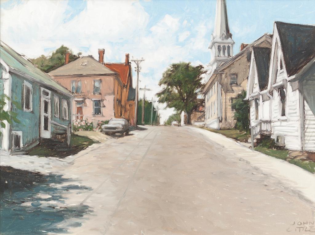 John Geoffrey Caruthers Little (1928-2024) - Lunenburg, Nova Scotia, Fox Street Near Cornwallis - Zion Evangelical Lutheran Church
