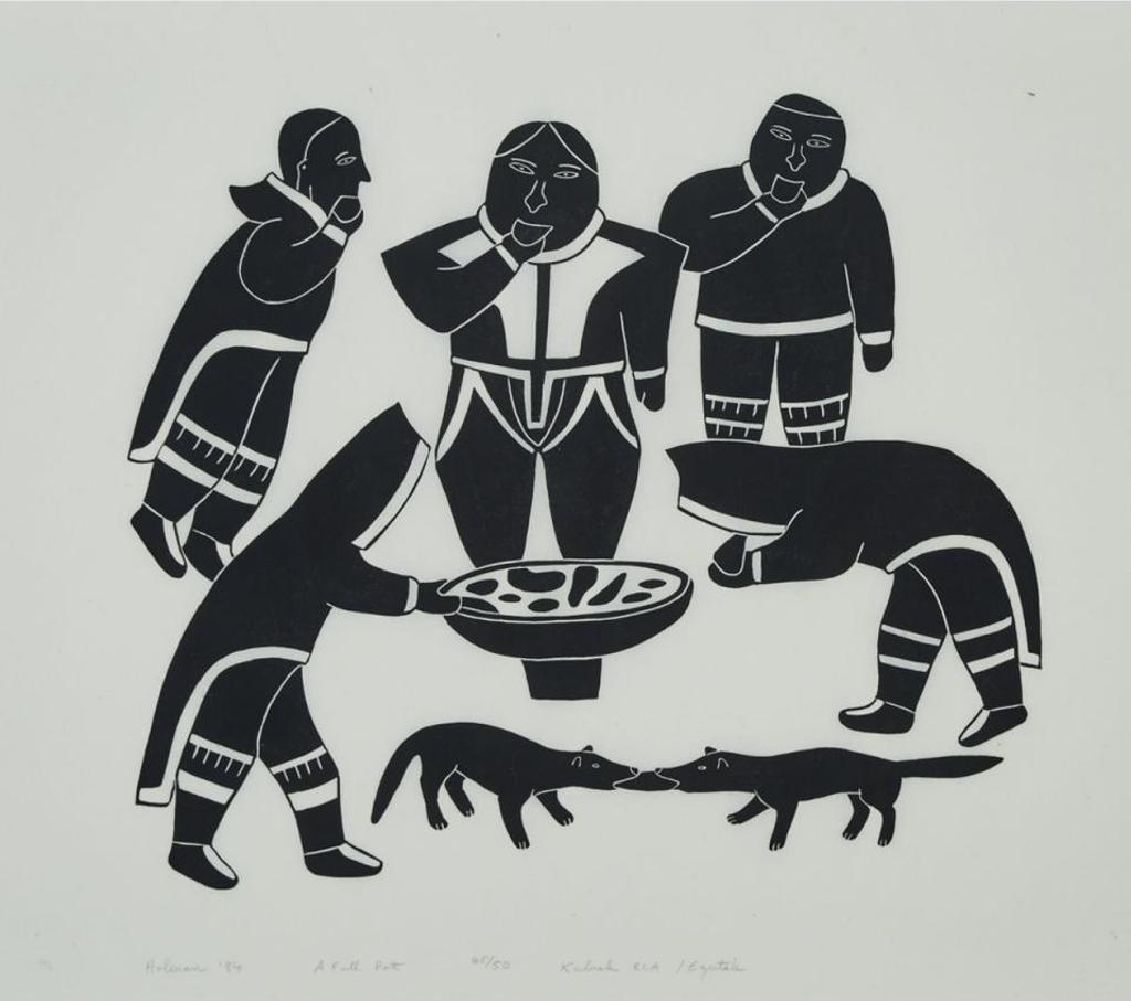 Helen Mabel Nigiyok Kalvak (1901-1984) - A Full Pot