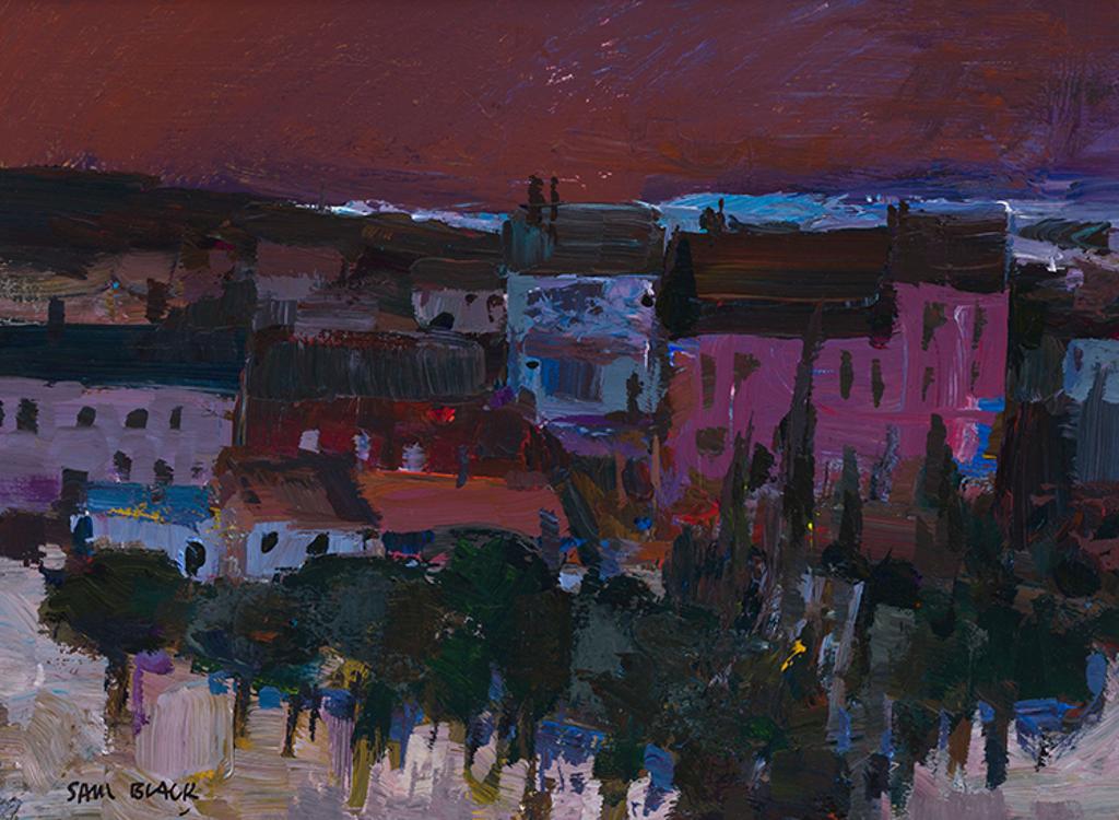 Sam Black (1913-1998) - Village Twilight