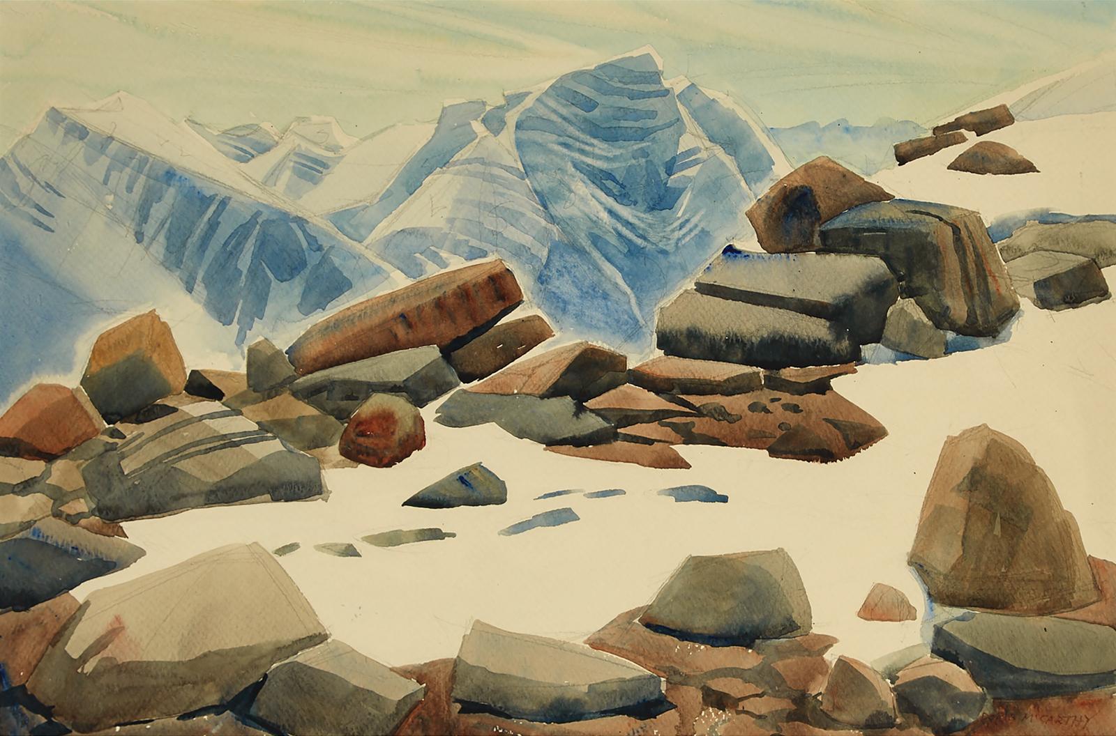 Doris Jean McCarthy (1910-2010) - Mount Hardisty From Whistler, 1980