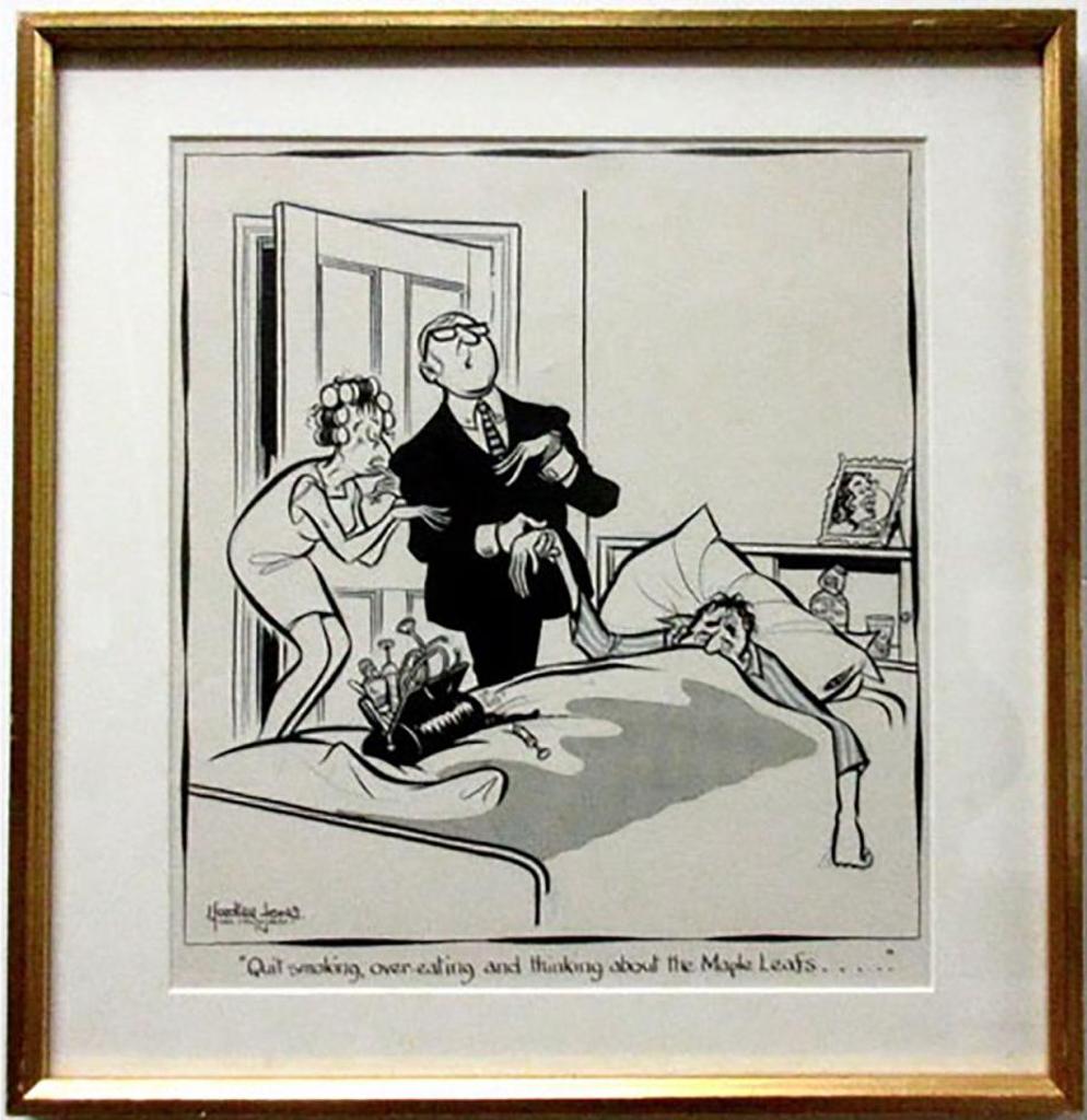 John Yardley-Jones (1930) - “Quit Smoking, Over-Eating And Thinking About The Maple Leafs....”