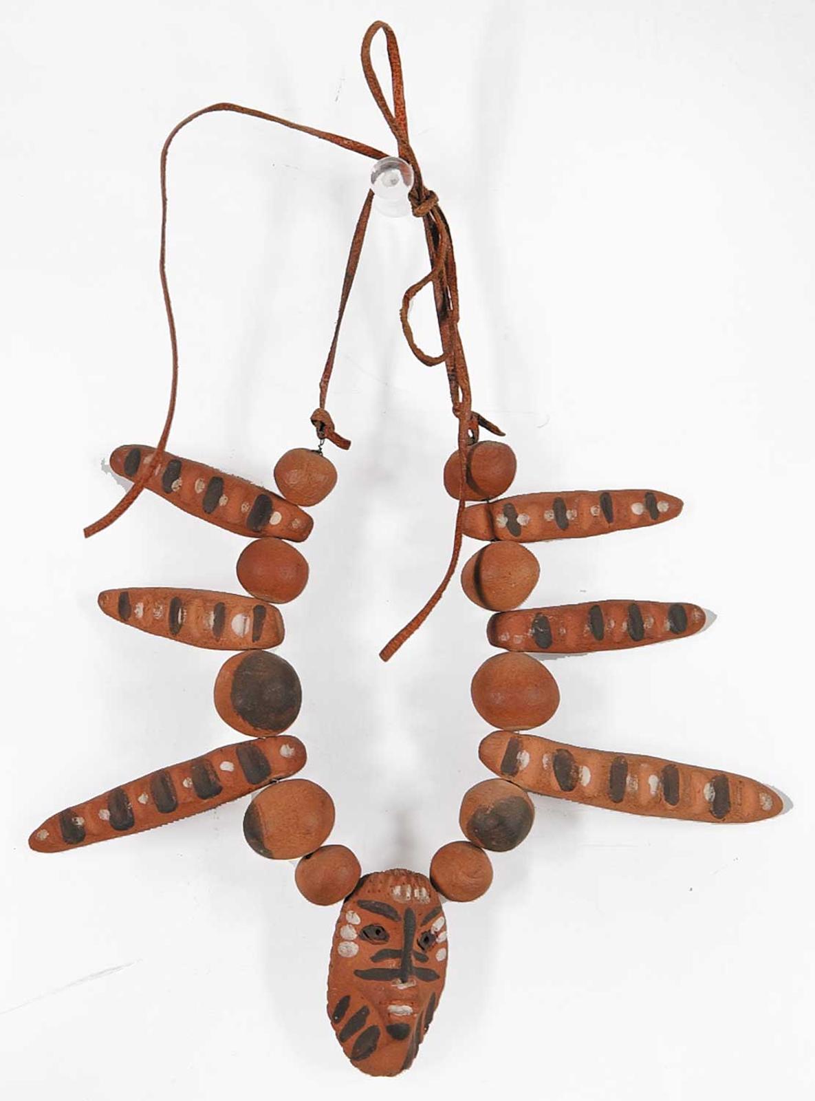 First Nations Basket School - Painted Clay Choker