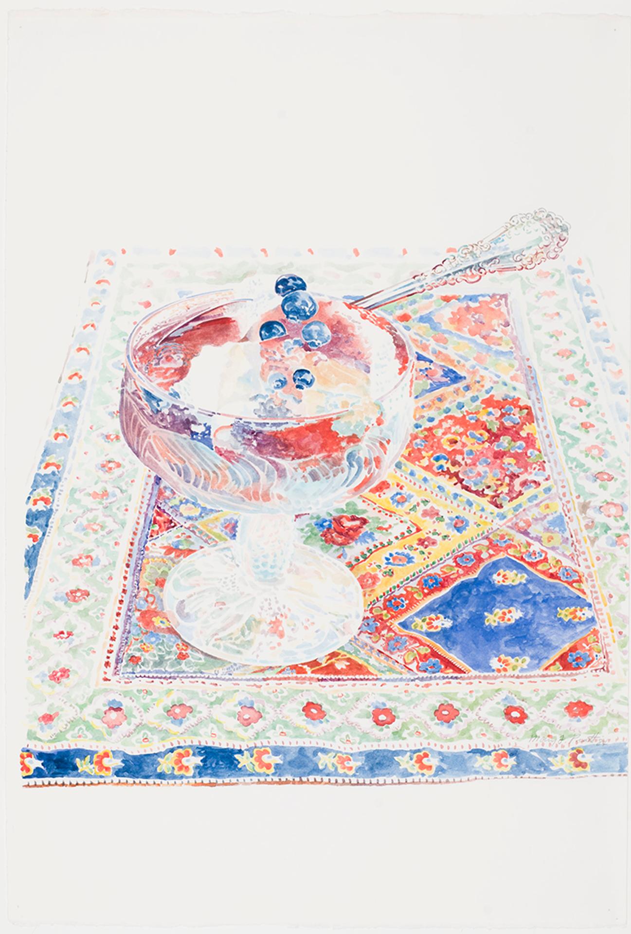 Mary Frances West Pratt (1935-2018) - Blueberry Dessert