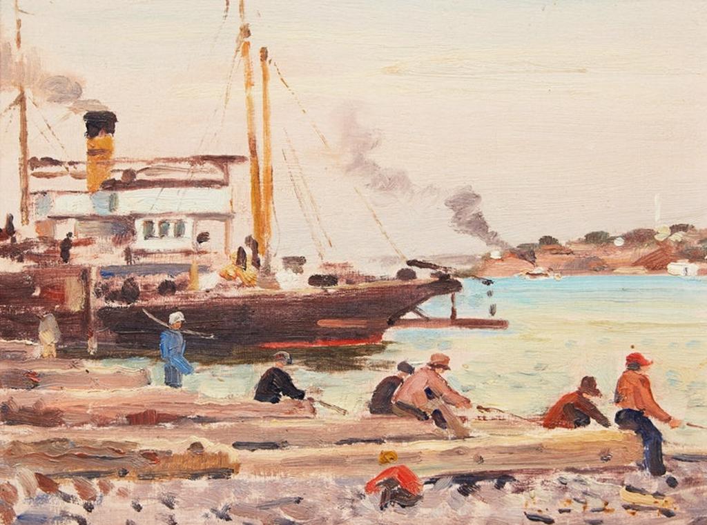 Robert Wakeham Pilot (1898-1967) - Smelt Fishers, Quebec