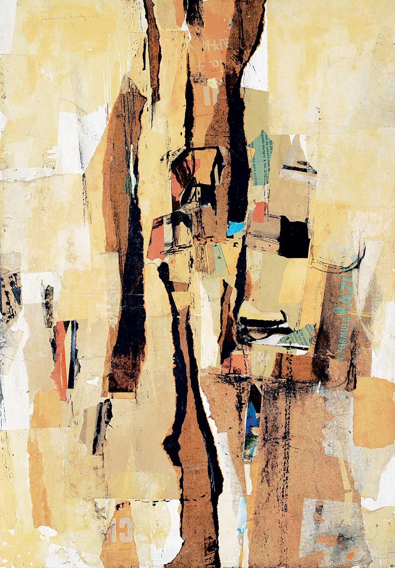 Frank Leonard Brooks (1911-1989) - Collage in White
