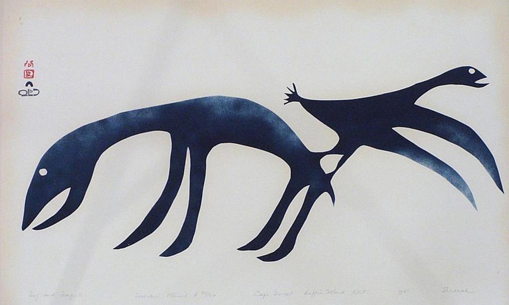 Sheouak Cape - Dog and Seaguil seal skin