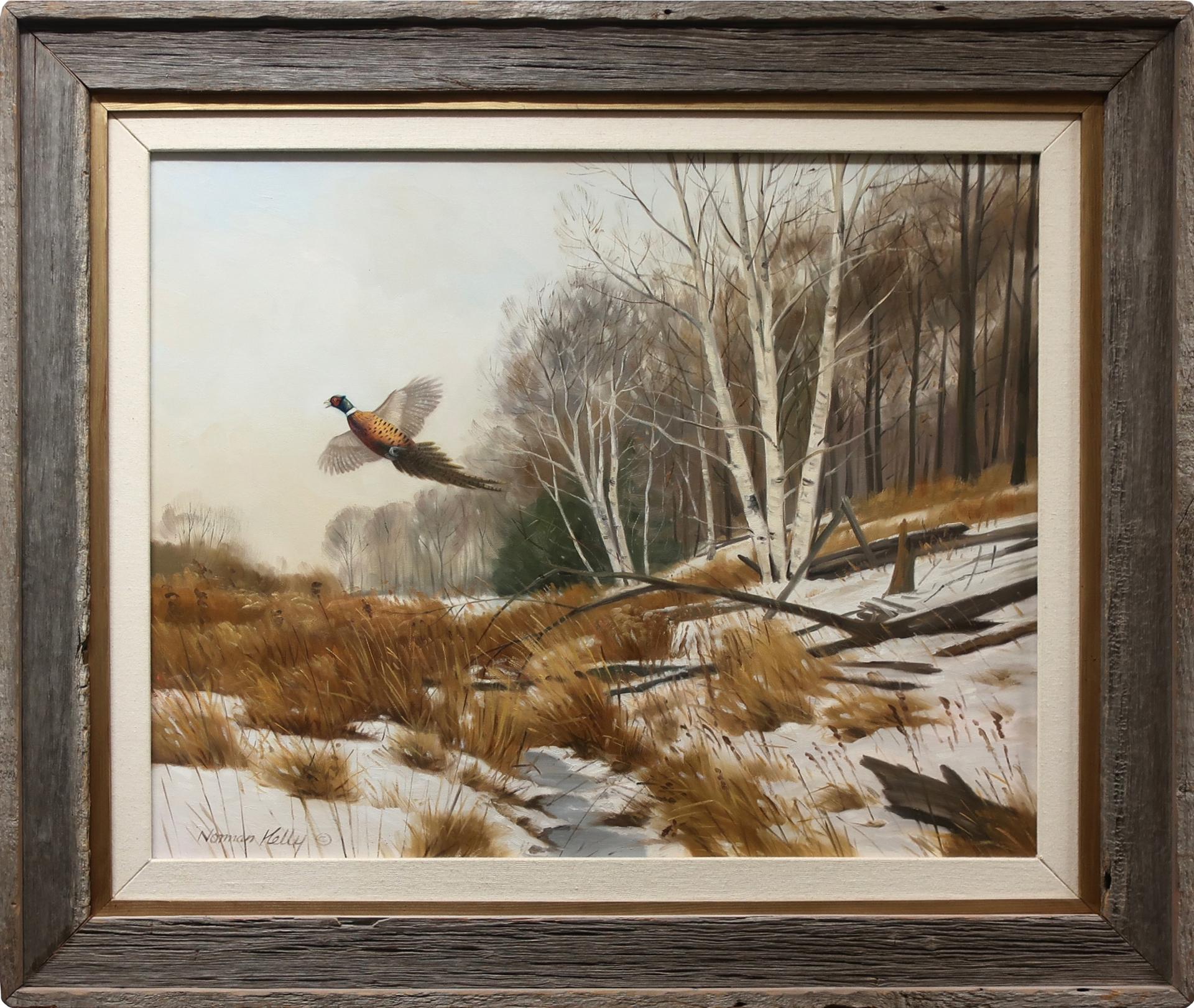 Norman Kelly (1939) - Untitled (Startled Pheasant)