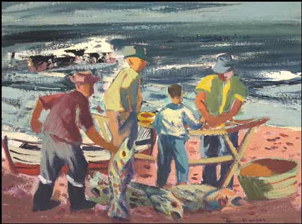 Henri Leopold Masson (1907-1996) - Gaspé Fishermen