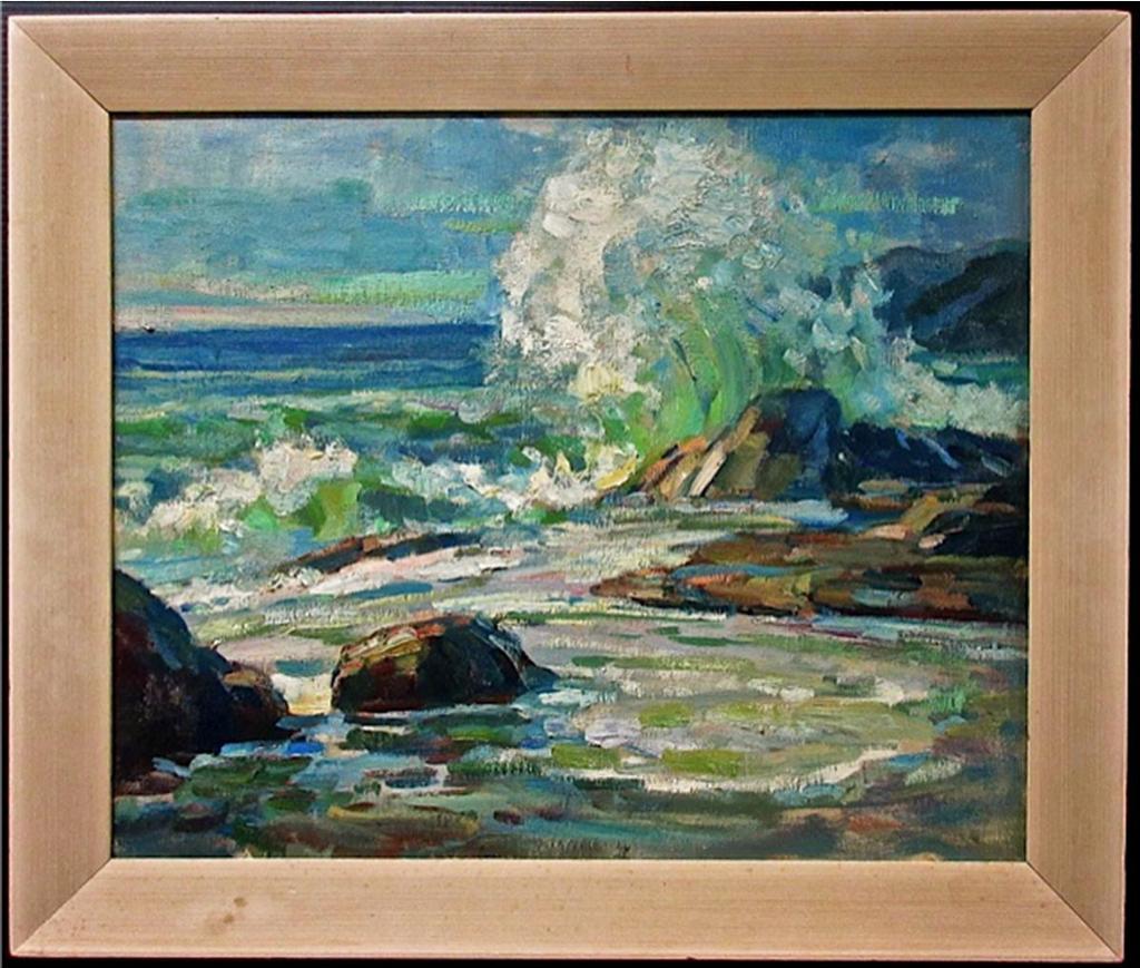Adam Sherriff Scott (1887-1980) - Pounding Surf