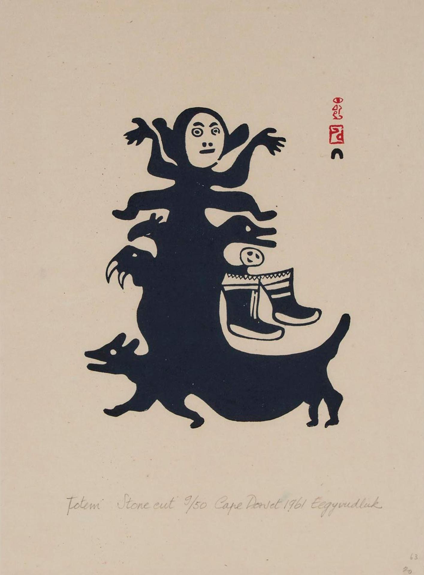 Egevadluq (Eegyvuldluk) Ragee (1920-1983) - TOTEM, 1961