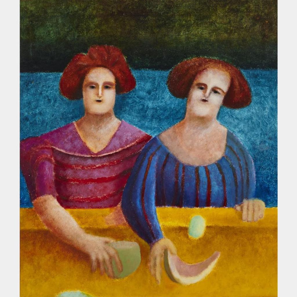 Louis de Niverville (1933-2019) - Two Women