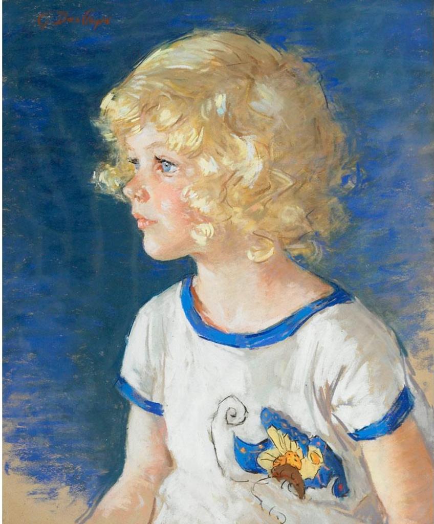 Gertrude Des Clayes (1879-1949) - Portrait Of A Young Girl