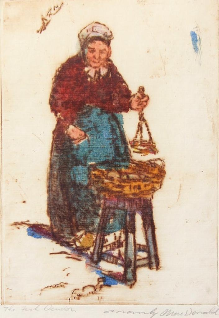 Manly Edward MacDonald (1889-1971) - The Fish Vendor