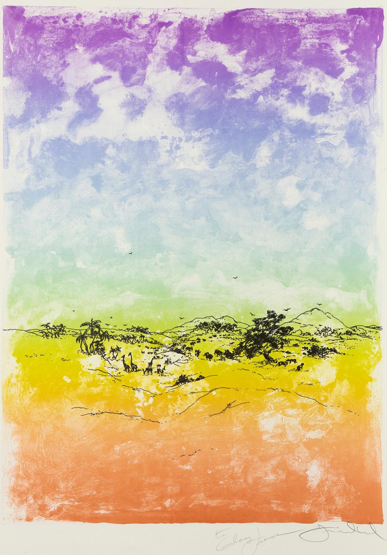 Friedland - Untitled - Landscape With Giraffes