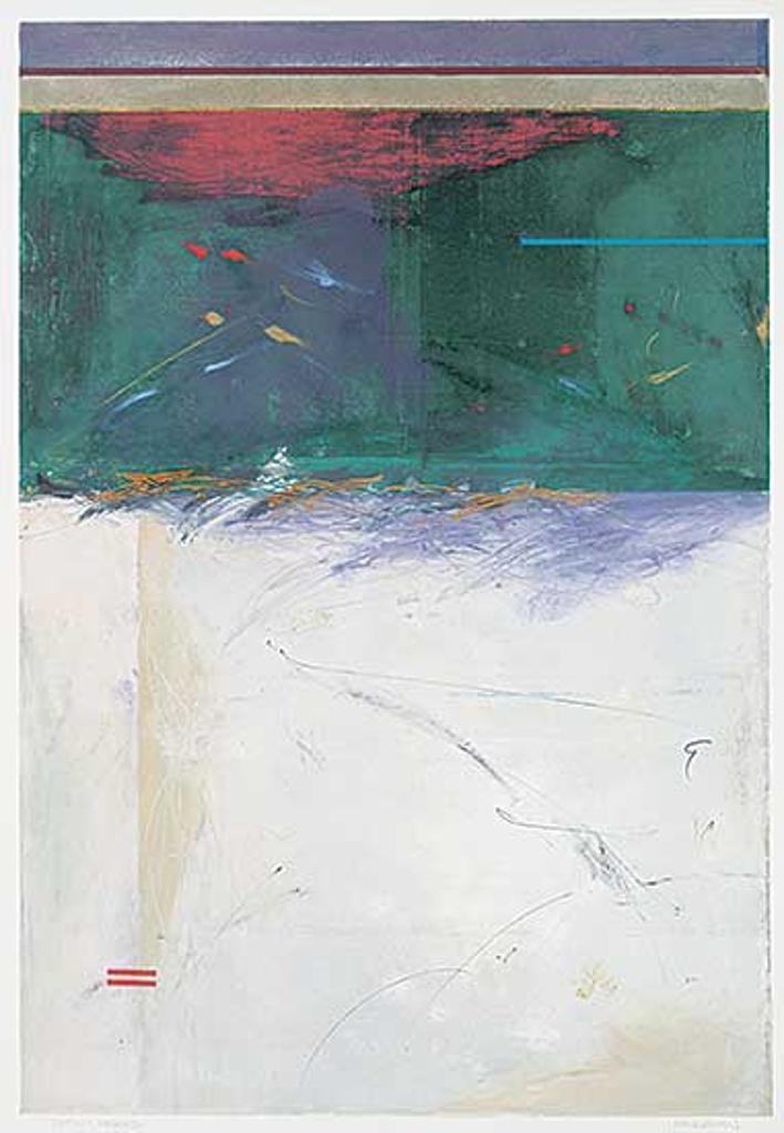 John Baughman - Totem Series [Two Horizontal Orange Stripes]