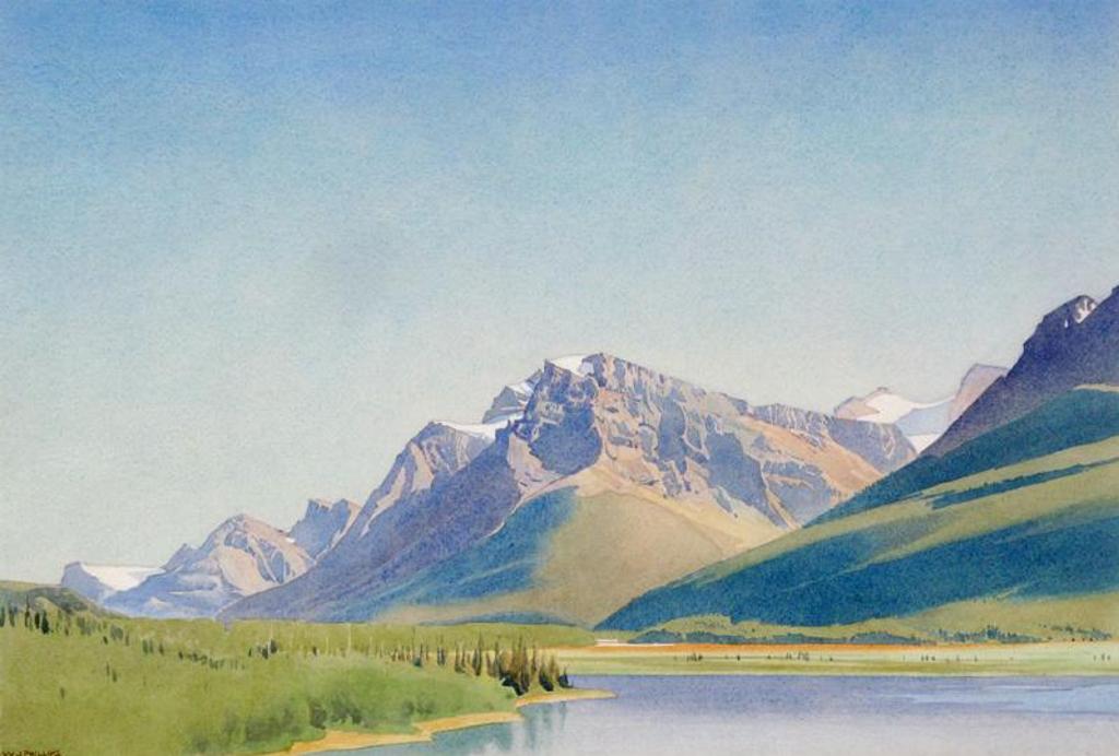 Walter Joseph (W.J.) Phillips (1884-1963) - Waterfowl Lake
