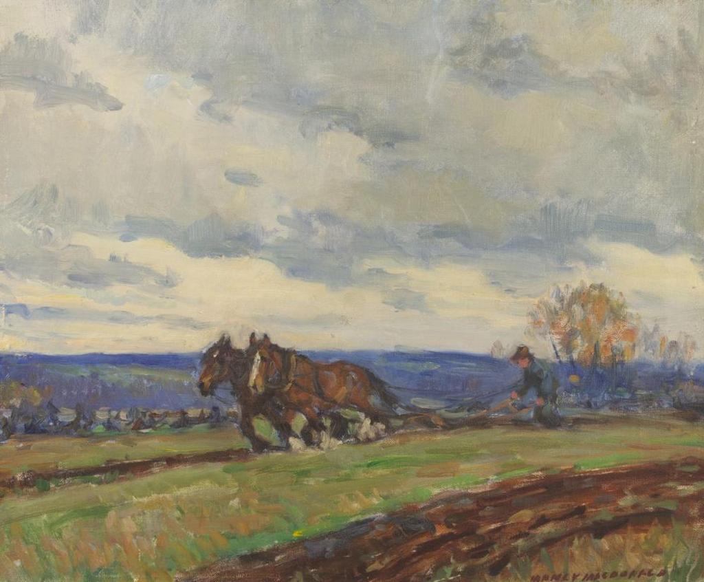 Manly Edward MacDonald (1889-1971) - Ploughing