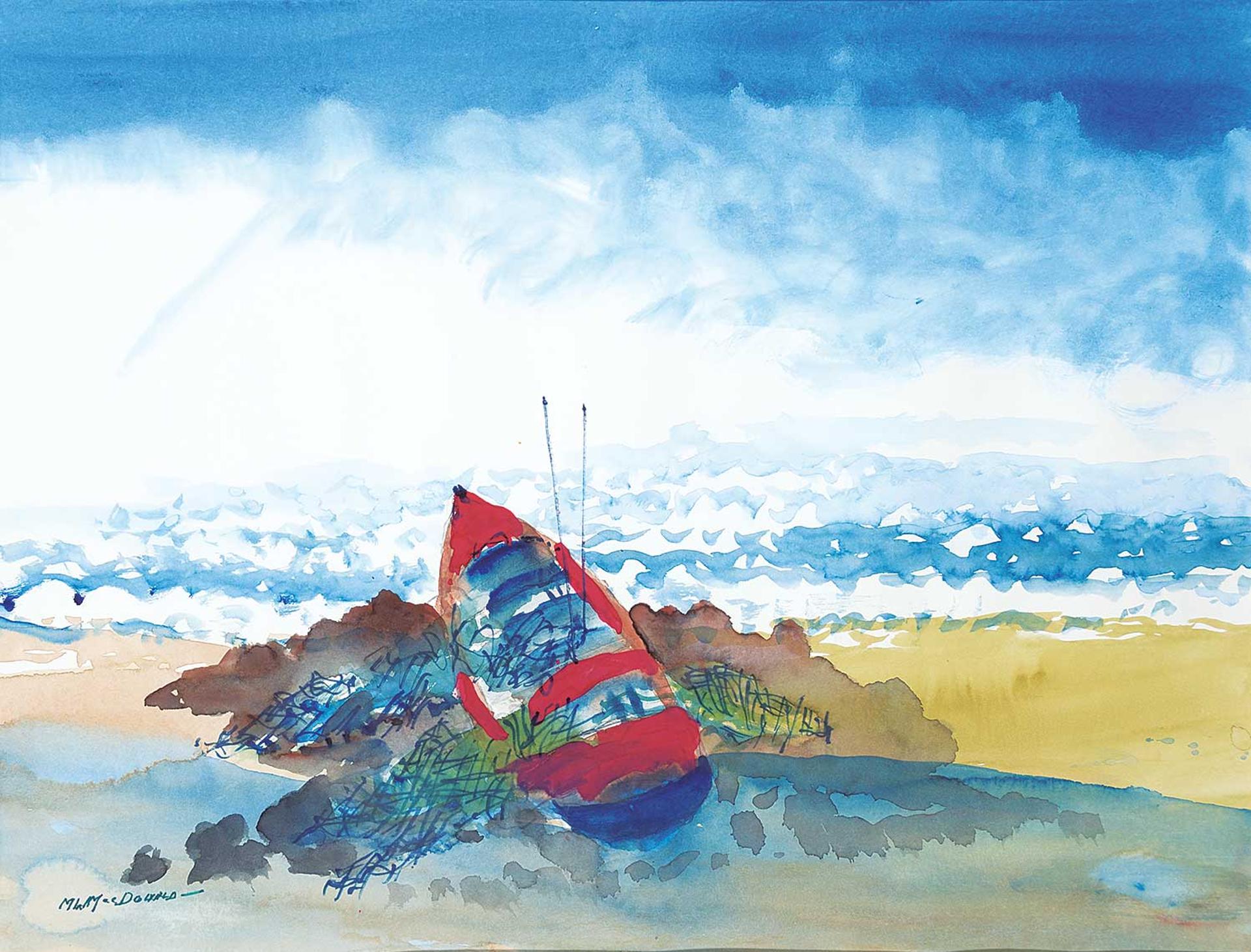 Murray William MacDonald (1898-1989) - Seascape - The Red Boat