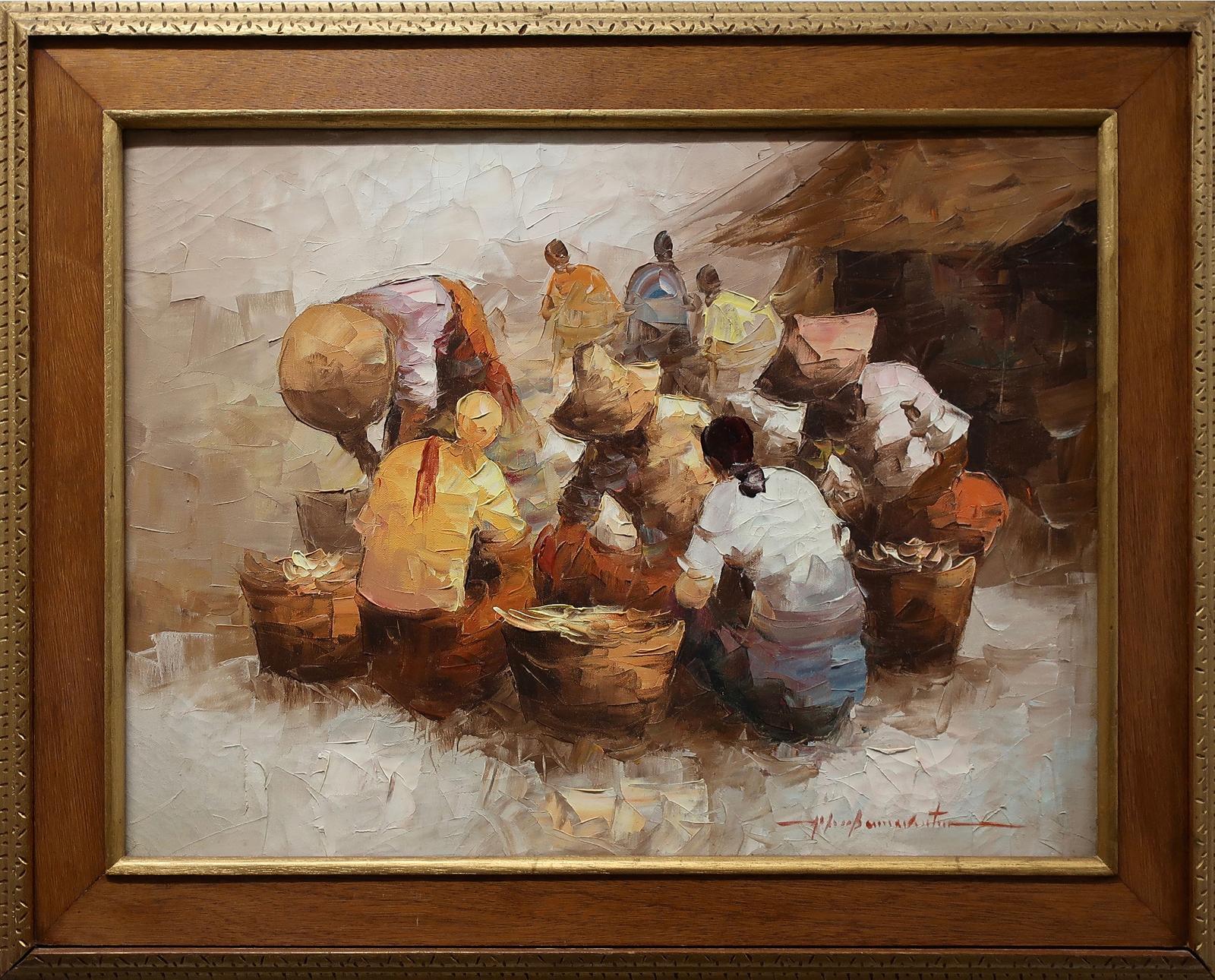 Alfredo Buenaventura (1942-1982) - Village Workers