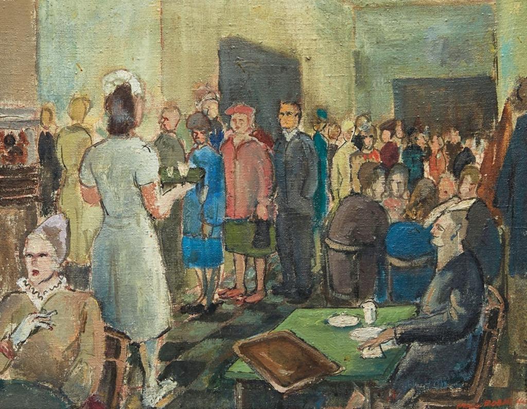 Molly Joan Lamb Bobak (1922-2014) - Cafeteria