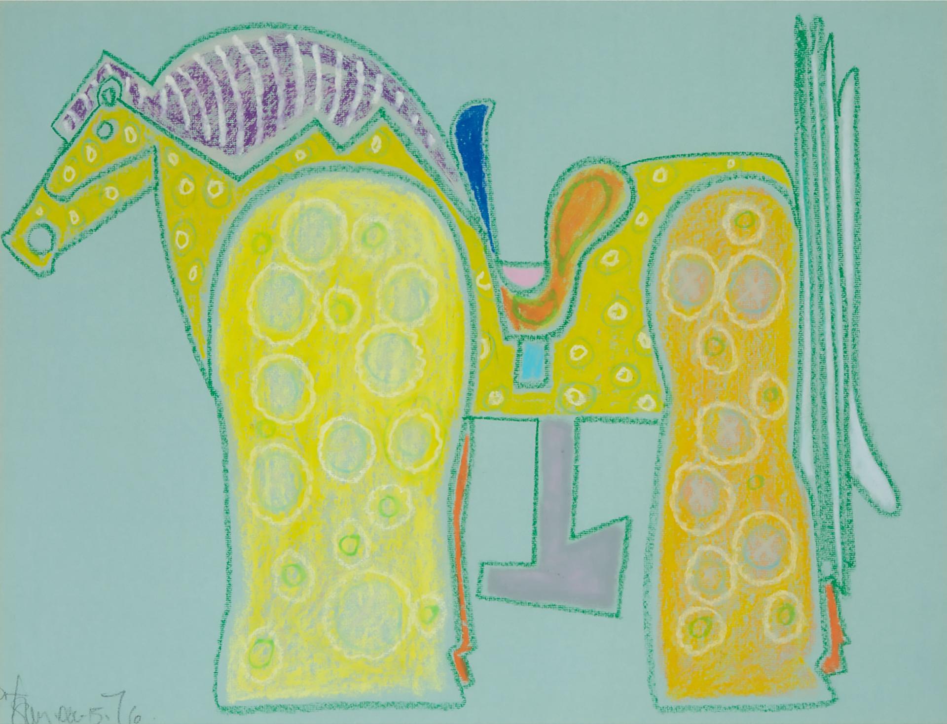 Harold Barling Town (1924-1990) - Toy Horse Series #67, 1976